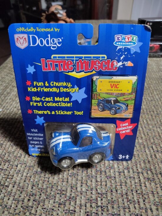 ERTL Tops - 1996 Viper Little Muscle Die-cast Metal Dodge VIC American Muscle